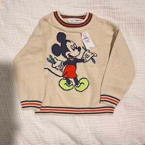 NWT GAP toddler Mickey Mouse sweater